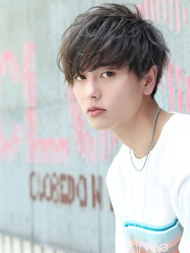 リップス 表参道店(LIPPS) くせ毛風パーマ ショートレイヤー ソフトツーブロック