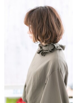 ミック ヘアアンドビューティー 大山店(miq  Hair&Beauty) くせ毛風×暗髪で重軽ＭＩＸスタイル