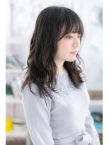 ミック ヘアアンドビューティー 大山店(miq  Hair&Beauty)&nbsp;愛され♪大人かわいいフェザーロングb