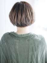 ヘアメイク ナル(hair make nalu) 透け感バングのふんわりカール