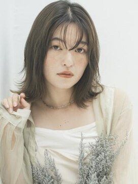 ミンクス 銀座店(MINX) 外ハネストレート透けバング