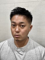 グレイスフル バーバープラチナム 六本木店(Graceful Barber platinum)&nbsp;ビジカジアップバングショート【スキンフェード】