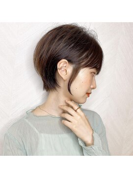 ロンド ストラーダ 心斎橋(Lond strada) ショート×ハイライト白髪ぼかし×シルキーベージュ[心斎橋]