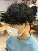 ウェイビーエフティフィフス 横浜西口(WAVEY ft.fifth)&nbsp;波巻きパーマ波巻きスパイラルパーマツーブロックメンズマッシュ