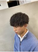 波巻きパーマ