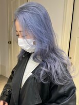 ベレーザ 渋谷(BELEZA)&nbsp;3546ニュアンスカラーブルーサファイア波巻きバイカラー