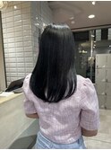 【lilley 高田彩乃】韓国ヘア☆前髪☆ブルーブラック(福岡/天神)