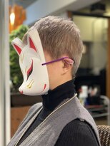 コマ(coma)&nbsp;【中野coma】シャギーショート_こなれミディホワイトグレージュ