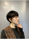 20代30代40代ナチュラルマッシュショート乾かすだけモカベージュ