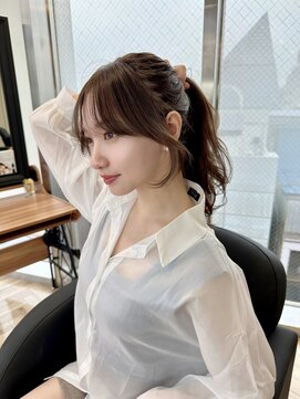 アリスバイアフロート 自由が丘(ALICe by AFLOAT) 色っぽ顔周りカット