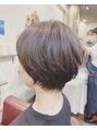 ガレットウメダ(GALETTE UMEDA) 頭の丸みを綺麗に出し襟足はキュッ引き締めたひし形スタイル！