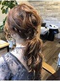 ハーフアップセット