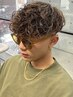 【大好評】カット＋ツイストスパイラルパーマ＋カラー￥16000(メンズパーマ)