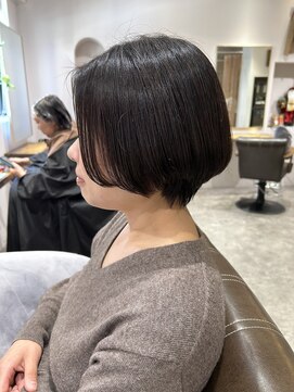 アンユヘアー 与野駅前店(unu.hair) 30代40代50代与野/イメチェン大人女性/ショートボブ