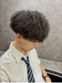 ツイストスパイラルパーマ/メンズパーマ/縦落ちパーマ