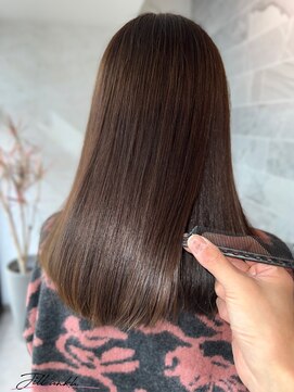 ジル アンク(Jill ankh) 《Jillankh 姫路》オリーブベージュ　艶髪カラー　赤み消し