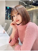 イメチェンヘアスタイル/外ハネボブ/美髪のススメ/ワイドバング