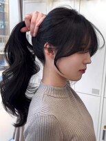 ユニ 原宿(uni)&nbsp;#71/韓国/韓国風/レイヤーカット/後れ毛/くびれヘア/前髪/原宿