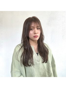 ドルセ(Dulce) ピンクブラウン×重めロング