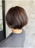 ふわっとショート/ショートボブ/大人ショート/くせ毛