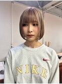 ハイトーンボブ/ボブ/ミルクティーベージュ/田中啓之