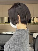 グレージュカラー/髪質改善/美髪/暗髪/レイヤーカット[恵比寿駅]