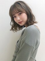 エイチ(H eitf)&nbsp;原宿 H[eitf] RUKA ナチュラルウェーブ オリーブブラウン