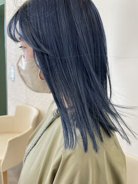 アーチバイケンジ(arch by kenje) 切りっぱなしカット/ブルーカラー