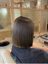 アドラーブル 長岡リップス旭岡店(adorable)&nbsp;髪質改善カラー大人ボブ美シルエット艶髪ストレート