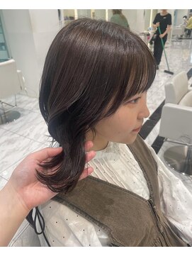 ザザアオヤマ(ZA/ZA AOYAMA) くびれヘア＋透明感オイルカラー