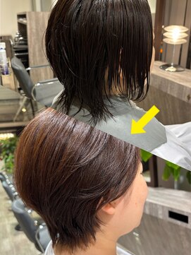 パーチェヘアー(pace hair) 40代/白髪無し/イルミナカラー/ショートボブ