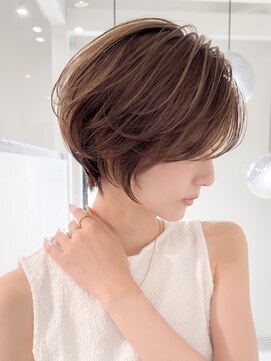 ロンドエニカ 大宮(Lond enika) グランマッシュ/細めハイライト/ショート/白髪ぼかし/前髪☆64