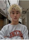 スパイキーショート/ダブルカラー/メンズカット/メンズ
