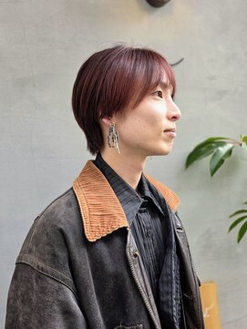 フロー(flow.) マッシュショート×暖色カラー