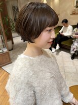 ビュートリアム265(BEAUTRIUM 265) ◎ショートボブ/パーマ/ミニボブ/小顔ショート/アッシュベージュ