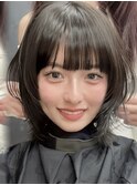 お洒落なレイヤーカット韓国ボブレイヤーボブ渋谷タッセルボブ
