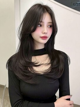 ノイズオオサカ 梅田店(NOISM OSAKA) レイヤーカットマッシュショートボブウルフカット韓国◎前髪あり