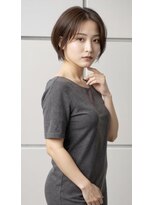 アーツ 茅ヶ崎(arts) ショートカット20代30代40代前髪あり面長丸顔ショートボブ