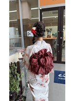 エイム ヘアメイク 横川店(eim HAIR MAKE) 浴衣ヘアアレンジ(とうかさん・花火大会)