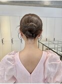 ヘアセット/ヘアアレンジ/カチモリ/タイト/結婚式/横浜