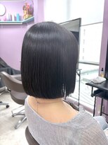 アヴァンス 難波店(AVANCE.)&nbsp;朝のお手入れ簡単！髪質改善ストレート×ボブ