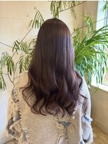 フゥカ 売市店(fuka)&nbsp;【韓国風ヘア】ラベンダーブラウン×ロングヘア　八戸