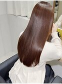 髪質改善×艶髪×地毛風カラー×黒髪×縮毛矯正