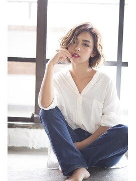 ペスカ 札幌大通店(pesca) 【pesca　札幌大通】グレージュバレイヤージュロブ