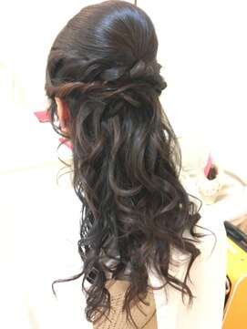 美容室 パルス 静岡鷹匠店(PALS) ナチュラルハーフアップ