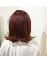 アグ ヘアー シフォン 淡路店(Agu hair chiffon)&nbsp;チェリーレッドボブ