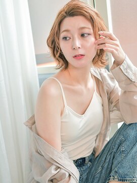 イリーブ(elieve) ショートボブ・ボブで愛され柔らかシアベージュカラー