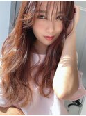 耳かけルーズ感◎くせ毛風無造作デジタルパーマ　フェザーロング