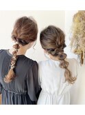 『moe』柔らかく大人っぽいhair set