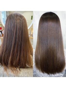 アンフィドットドゥルドゥ(AnFye.dueldo) ジュエリーシステム×LULUTr×【縮毛矯正】で艶髪ストレートヘア